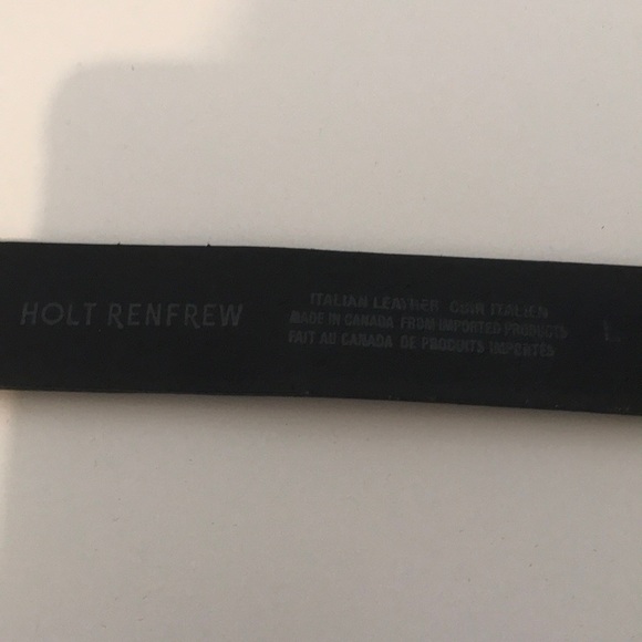 Holt Renfrew Double buckle belt - Picture 2 of 2